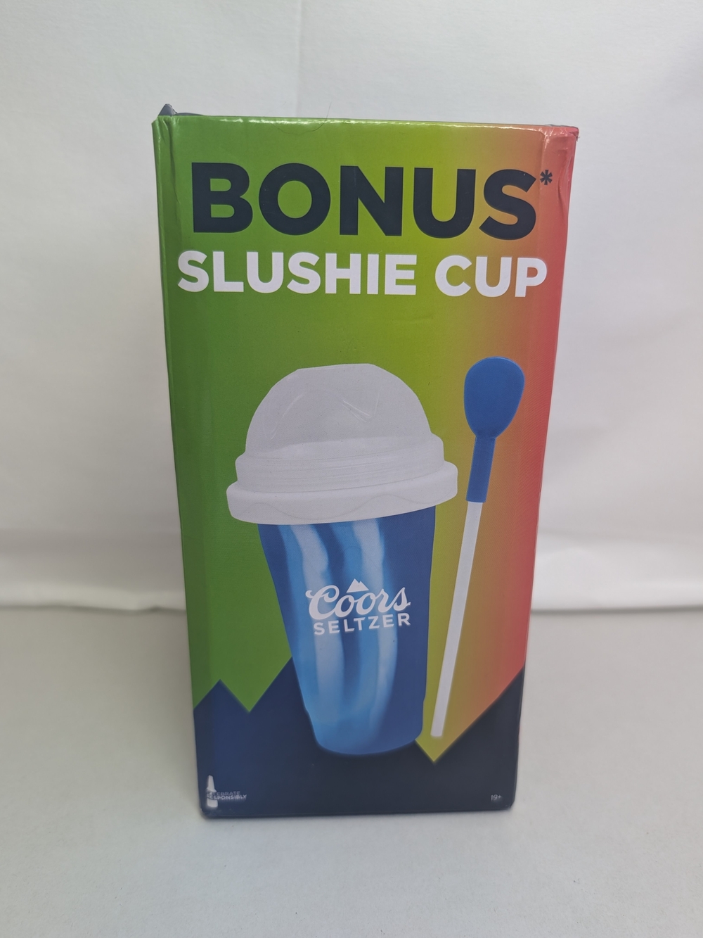 Coors Seltzer Bonus Slushie Cup Promotional Merch NIB